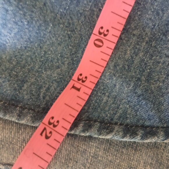 Dickies Upcycled Southwestern Long Sleeve Denim Shirt Women's XL - Picture 9 of 9